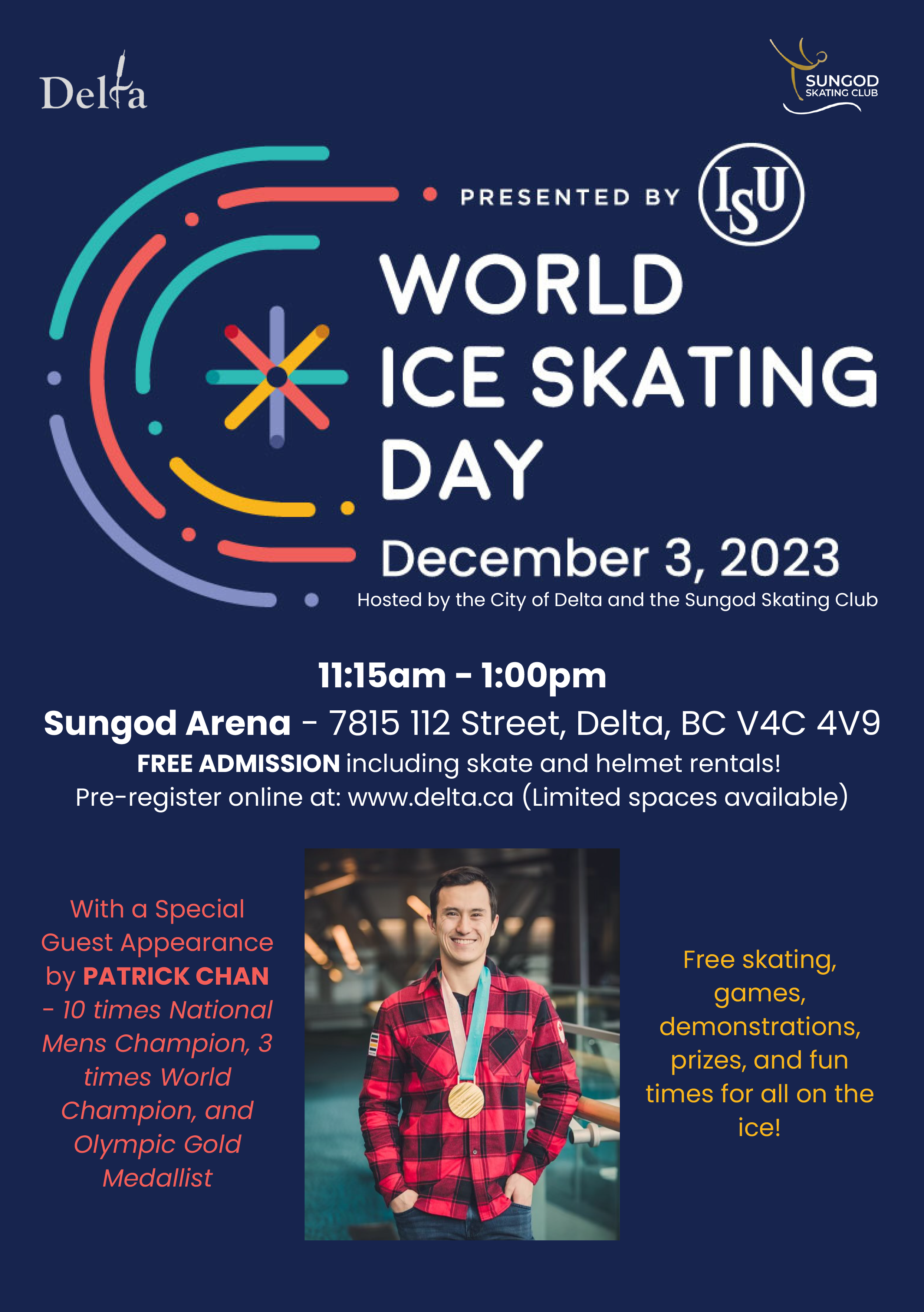 World Ice Skating Day SOLD OUT City of Delta