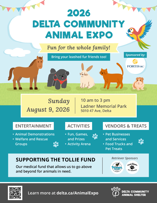 2026 Delta Community Animal Expo Poster 8.5x11
