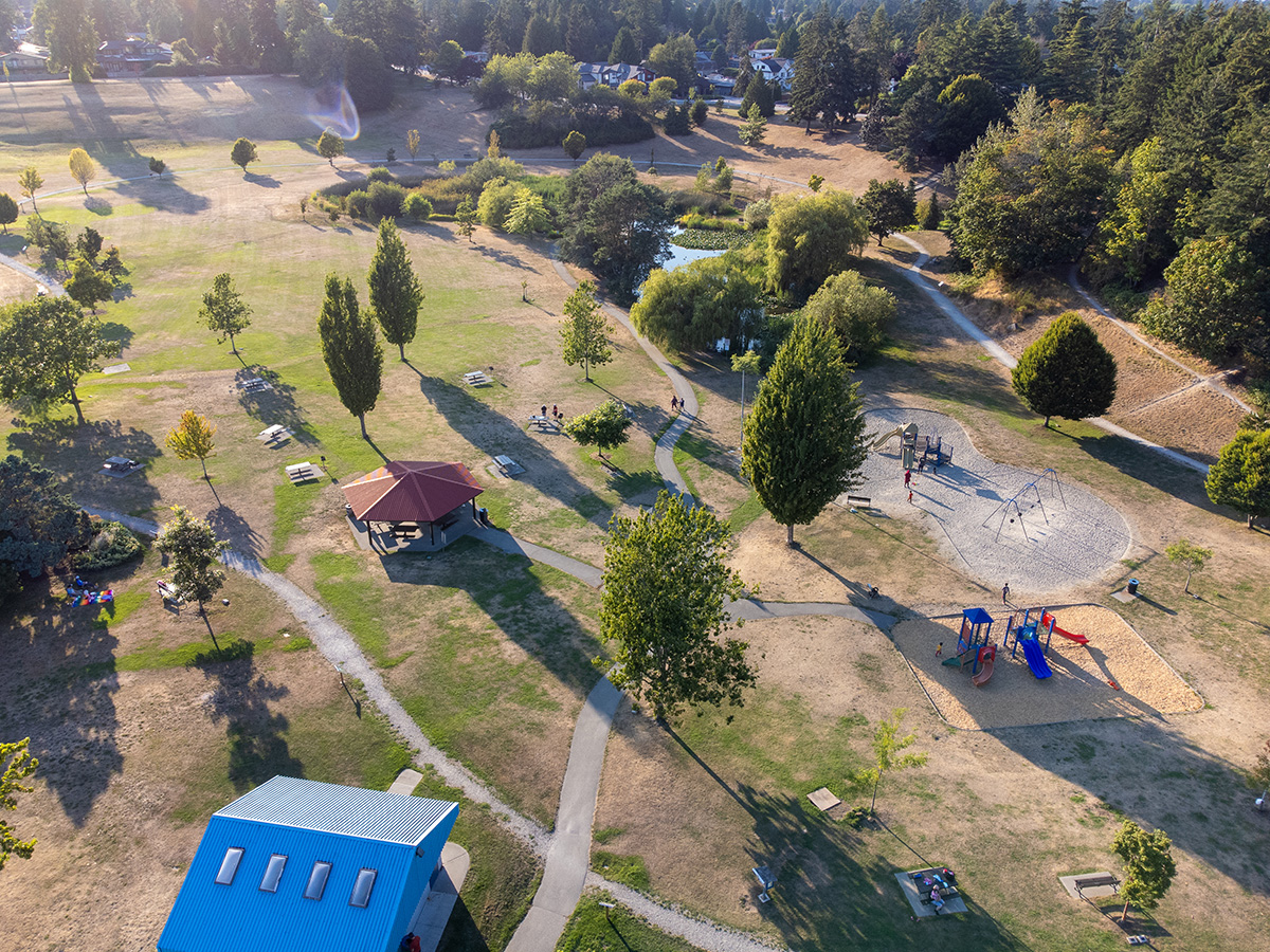 Diefenbaker Park Drone Shot