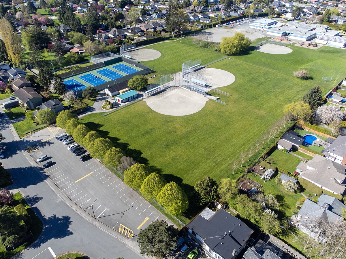 Hawthorne Park Drone Shot