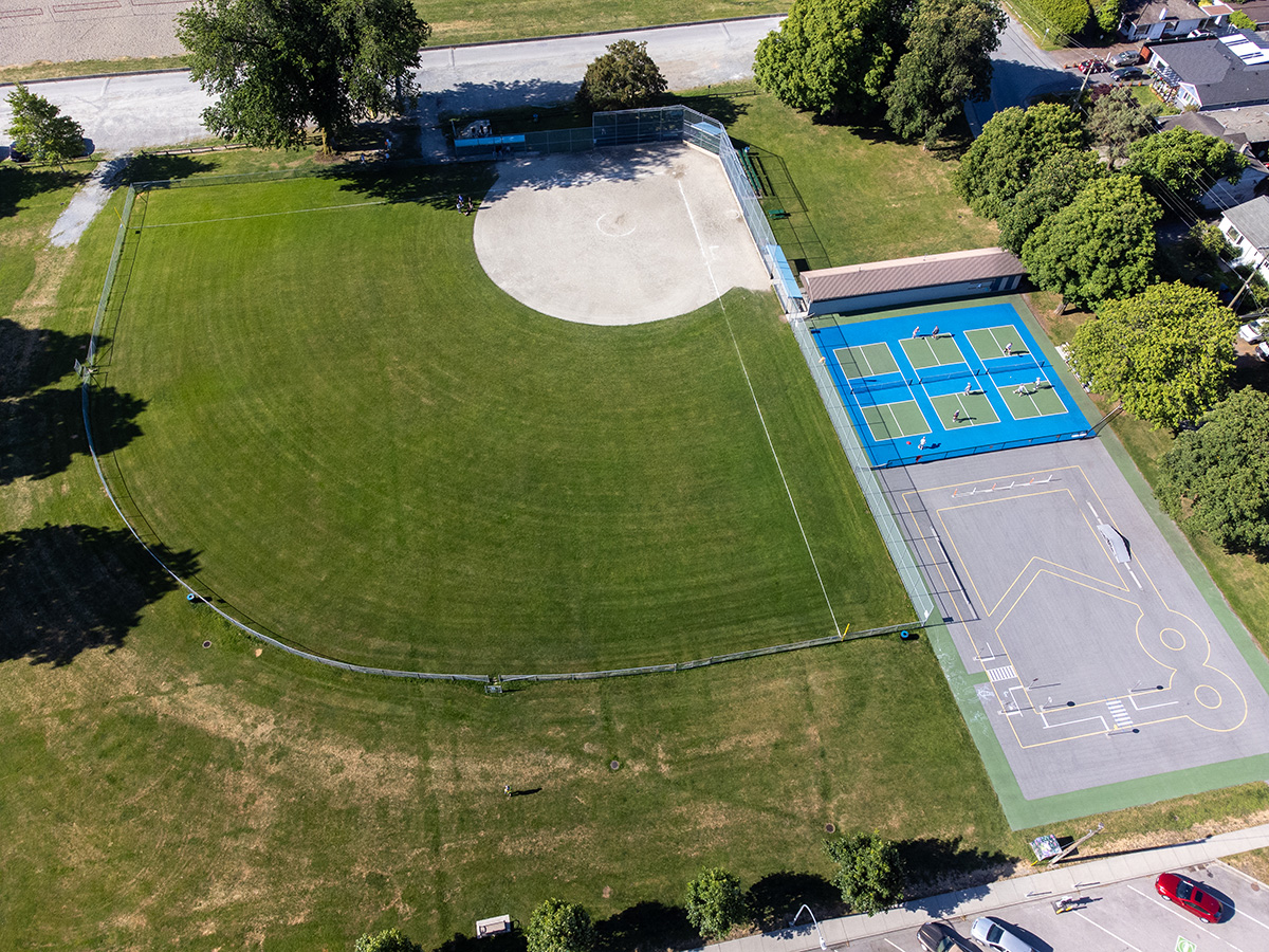 Memorial Park Drone Shot