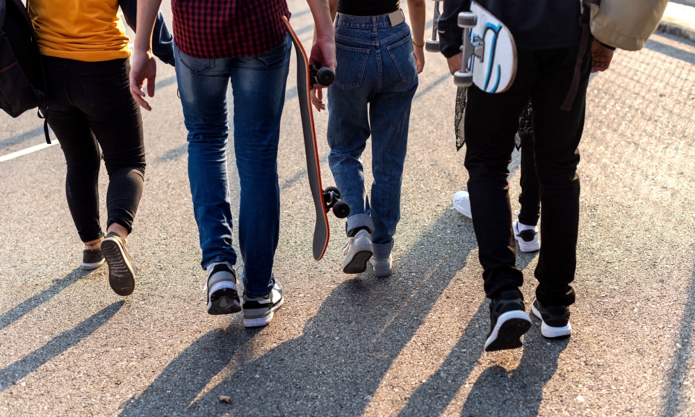 Youth Walking
