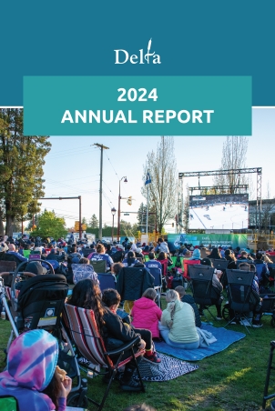 2024 City of Delta Annual Report Cover 