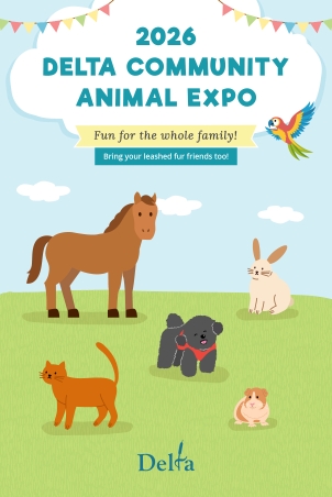 2026 Delta Community Animal Expo Poster