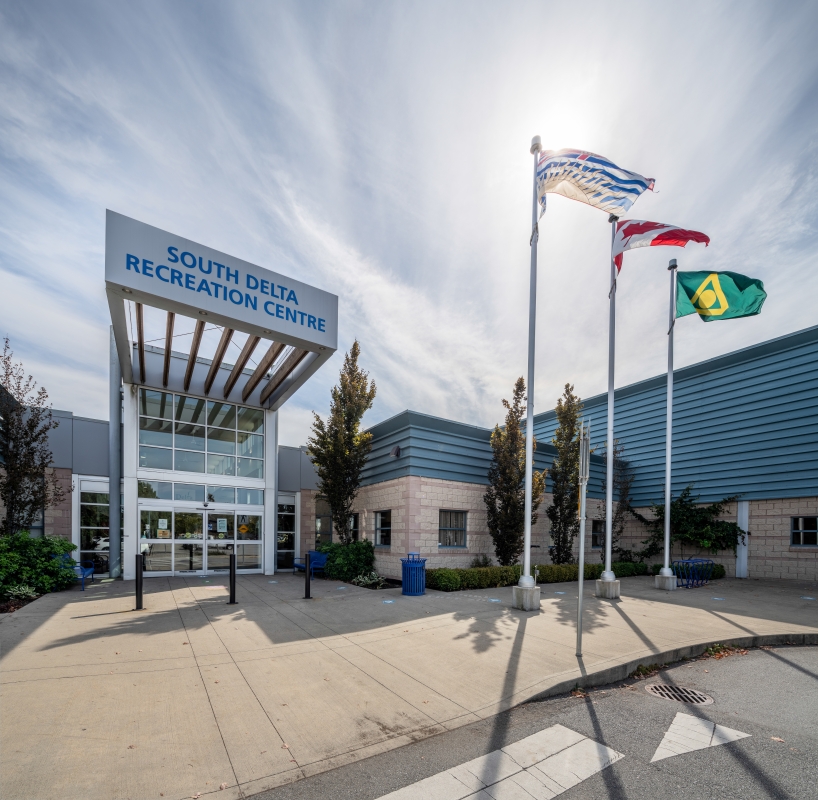Outside South Delta Recreation Centre