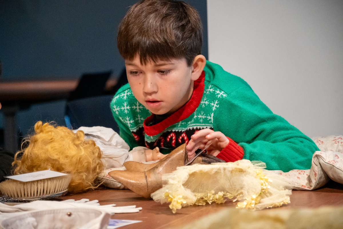 Student investigates Archival materials