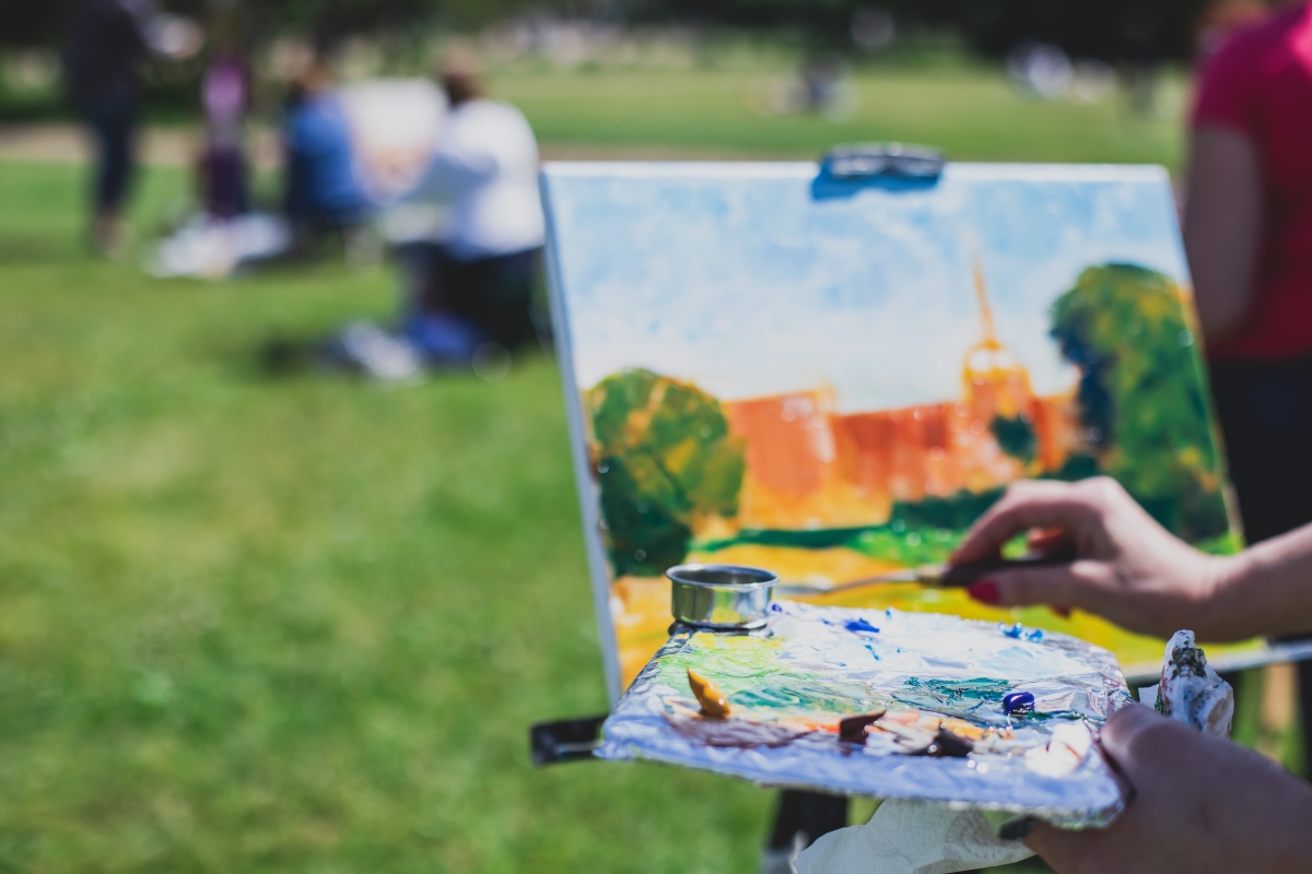 Outdoor Art Studio in the Park