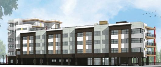 rendering of a new apartment building