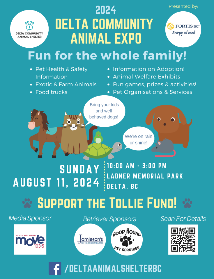 Sunday August 11 from 10 am to 3 pm at Ladner Memorial Park