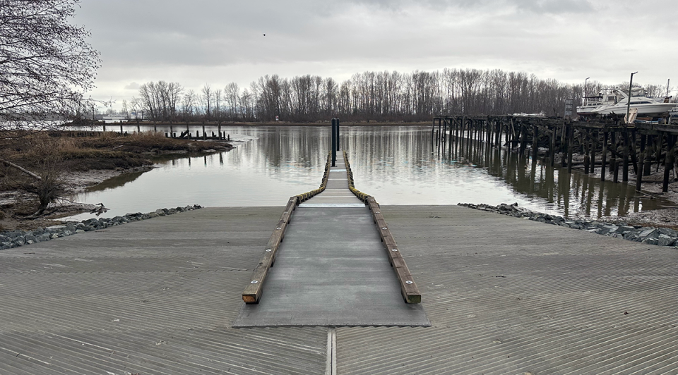 The new ferry road boat launch.