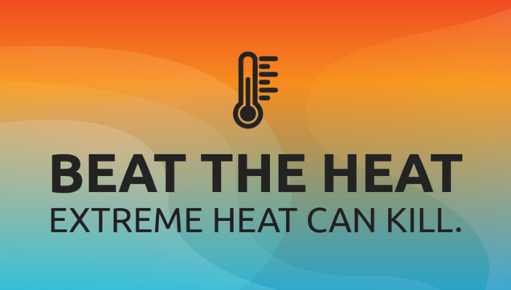 Beat the Heat banner - Extreme heat can kill