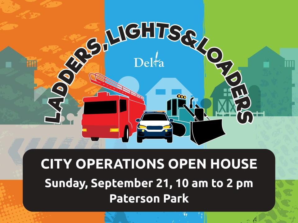 Ladders Lights and Loaders Logo with Date and Location