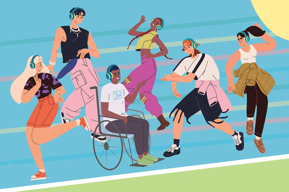 6 animated teens dance at Youthapalooza!