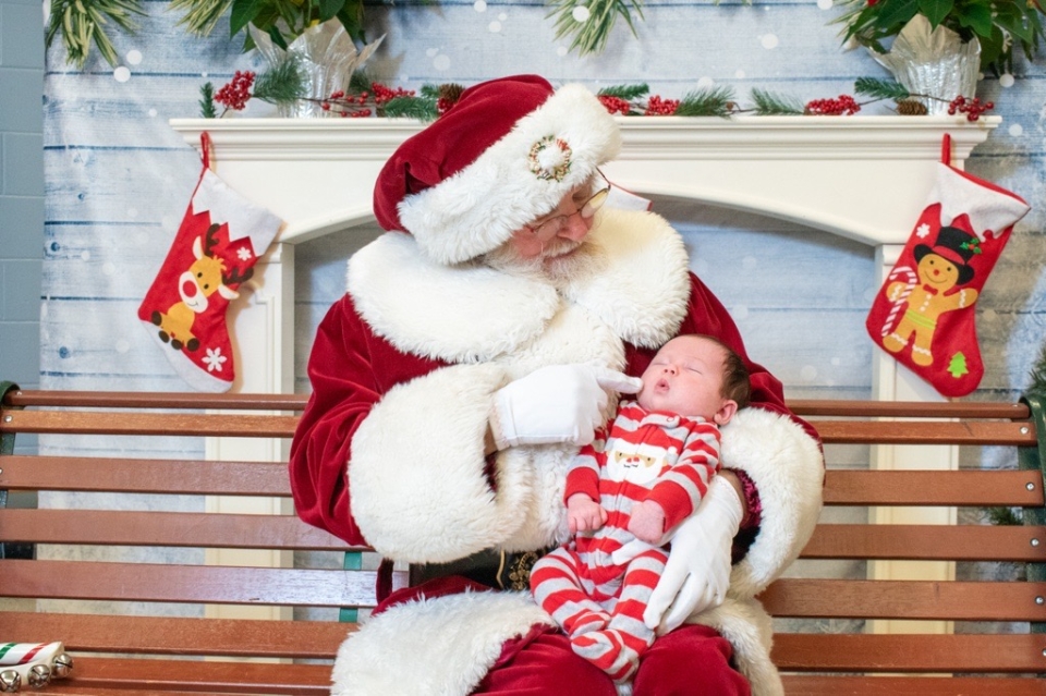 Santa with Baby