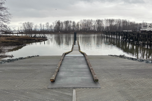 The new ferry road boat launch.