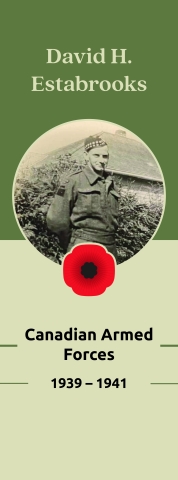 Veteran Street Banners David H. Estabrooks