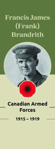 Veteran Street Banners Francis James Brandrith