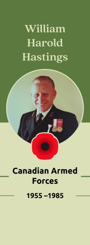 Veteran Street Banners William Harold Hastings