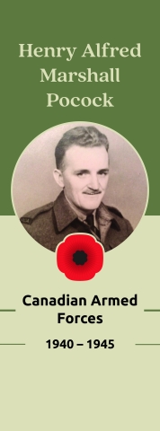 Veteran Memorial Banners Henry Alfred Marshall Pocock