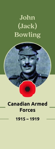 Veteran Street Banners John Jack Bowling