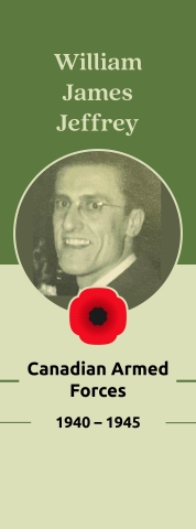 Veteran Street Banners William James Jeffrey