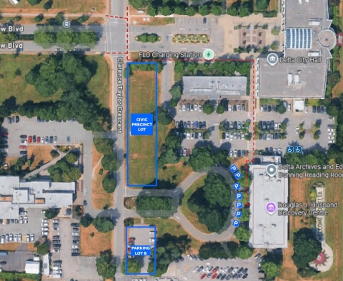 Discovery Centre Parking Map