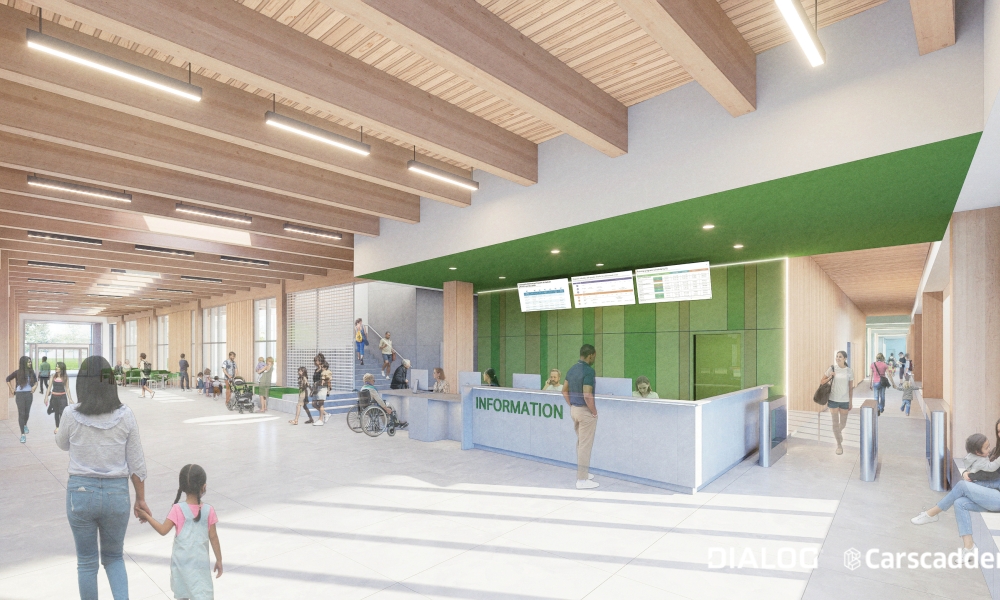 Artist rendering of the new Winskill Lobby