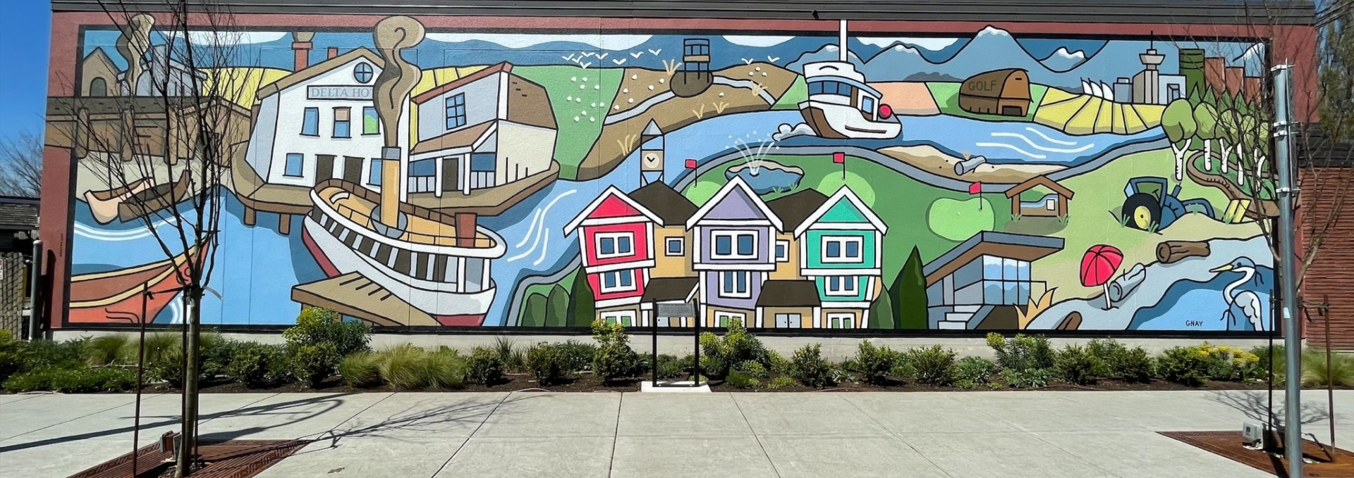 Ladner Mural by Gary Nay