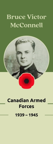 Veteran Street Banners Bruce Victor McConnell