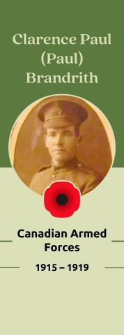 Veteran Street Banners Clarence Paul Brandrith