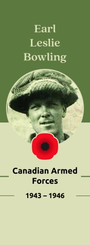 Veteran Street Banners Earl Leslie Bowling