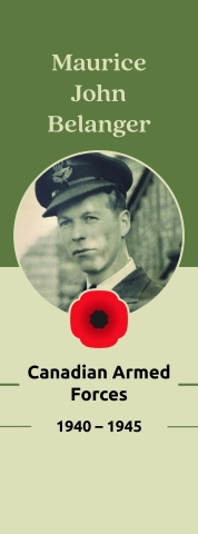 Veteran Street Banners Maurice John Belanger